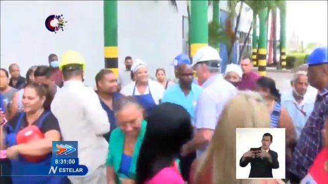 Presidente de la República visita termoeléctrica de Santiago de Cuba смотреть онлайн