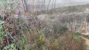 Начало апреля 2025 года в Бахчисарае. Горы, снег, монастырь.