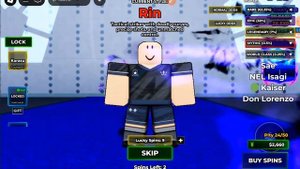 играю в bule lock raivals (синий замок соперники)