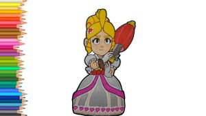 Как нарисовать Романтичную Пайпер из Бравл Старс 🥰