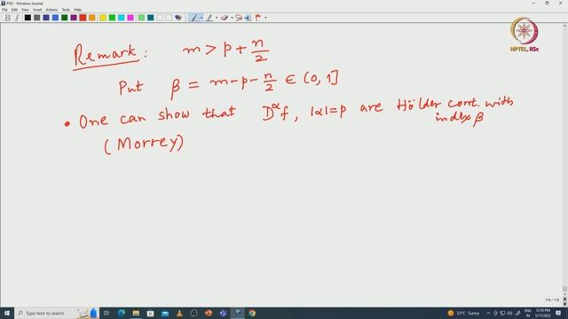 Lec 37 Sobolev lemma (continued) смотреть онлайн