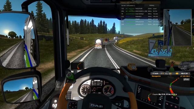 Ets Online convoy # 27 - Ruta por inglaterra. смотреть онлайн