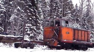 На поиск новых мест. Лесная узкоколейная железная дорога. Off-road.