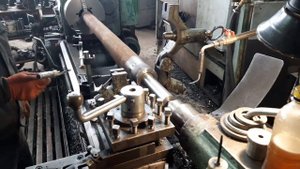Как обработать длинный вал в токарный станок.Проверка качества