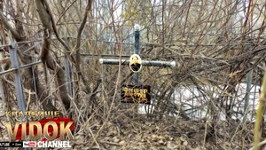 СТРАЖ В ВИДЕ БАБОЧКИ  КЛАДБИЩЕ. НОВОИШИМКА