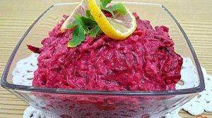 Салат из свеклы и картофеля