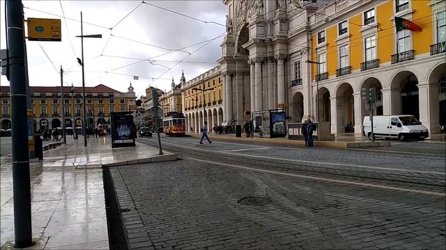 Лиссабон. Трамваи. Ноябрь 2019 год. смотреть онлайн
