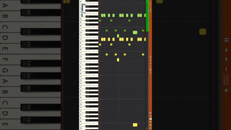 Aborted - Act of supremacy - IMPOSSIBLE REMIX #synthesia #impossibleremix #music #cover