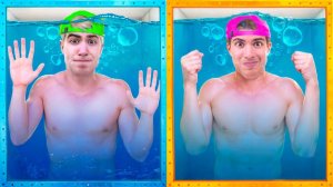 ПОСЛЕДНИЙ, КТО ВЫЙДЕТ ИЗ ЯЩИКА С ВОДОЙ, ПОБЕДИТ !!