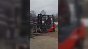 Отгрузка углевыжигательного комплекса