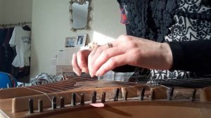 Lumps of Pudding, Welsh folk tune, played on plucked psaltery by Becky Lowe