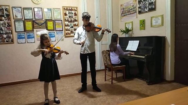 Родинний дует - Хлівна Мирослава , Таран Ярослав. О.Соловйова Італійський танець смотреть онлайн