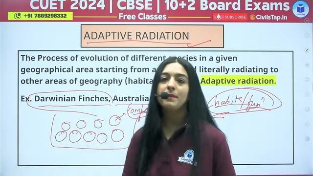 CUET 2024 Biology | Evolution - 2 | Day - 16 | CUET 2024 Free Crash Course Biology | Cuet Civilstap