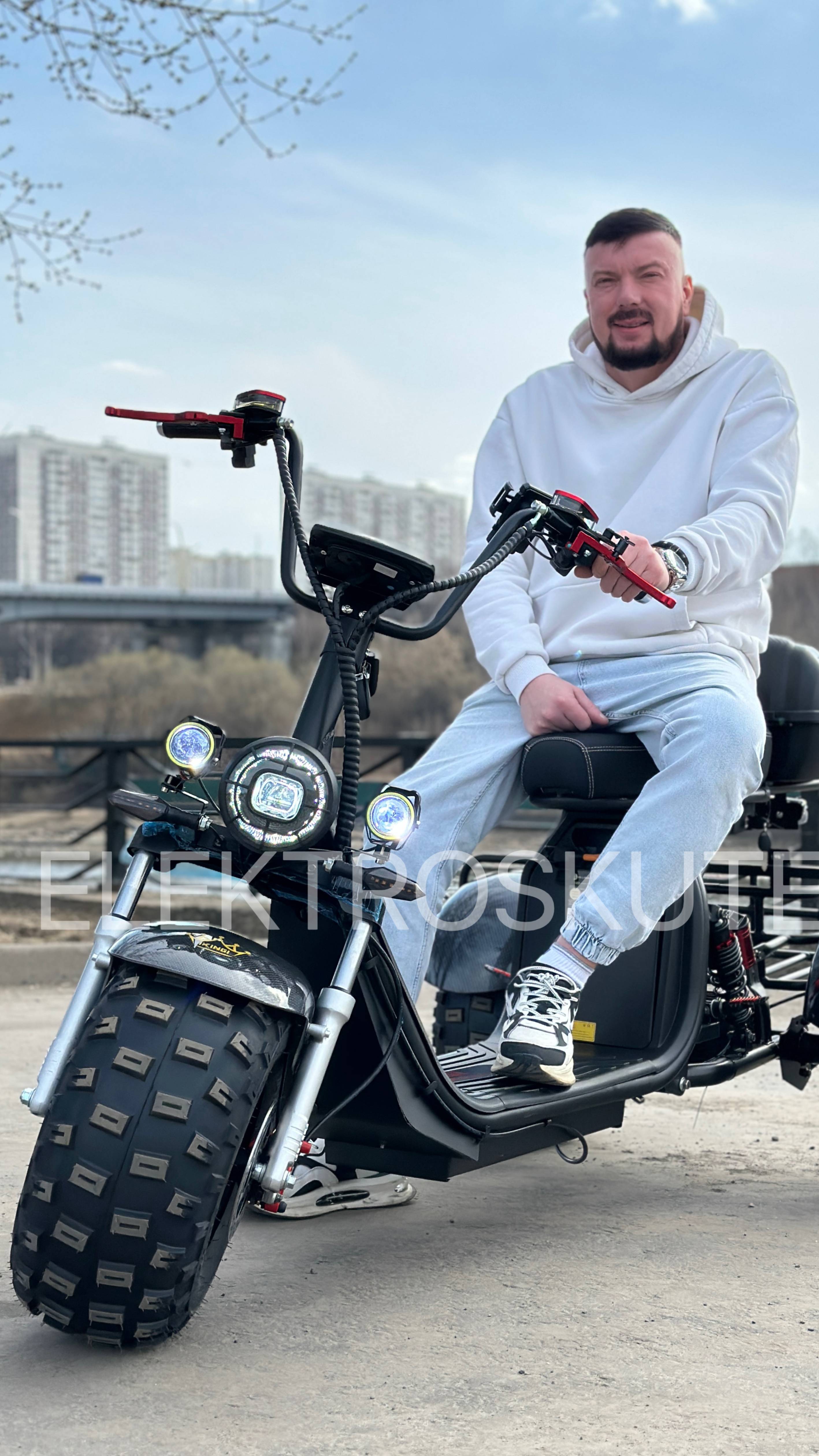 Электроскутер IKINGI X7 PRO TRIKE  3000W #электроскутер #скутердача #электросамокат #escooter