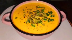 ТЫКВЕННЫЙ СУП-ПЮРЕ.🥣🥕🥛