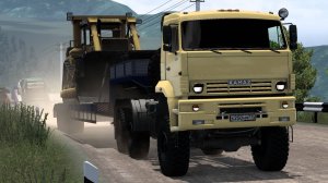 272 / ETS2 1.53 / Суровая Россия Забайкалье "R7" / КАМАЗ 65225 БАТЫР / Из Кемерово на Восток!