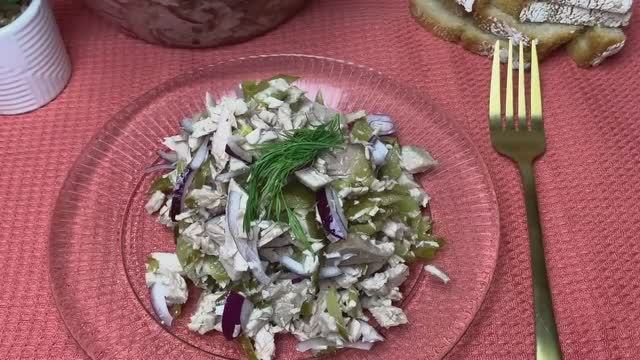 Салат из ТРЁХ ингредиентов! Салат ШАХТЕРСКИЙ!