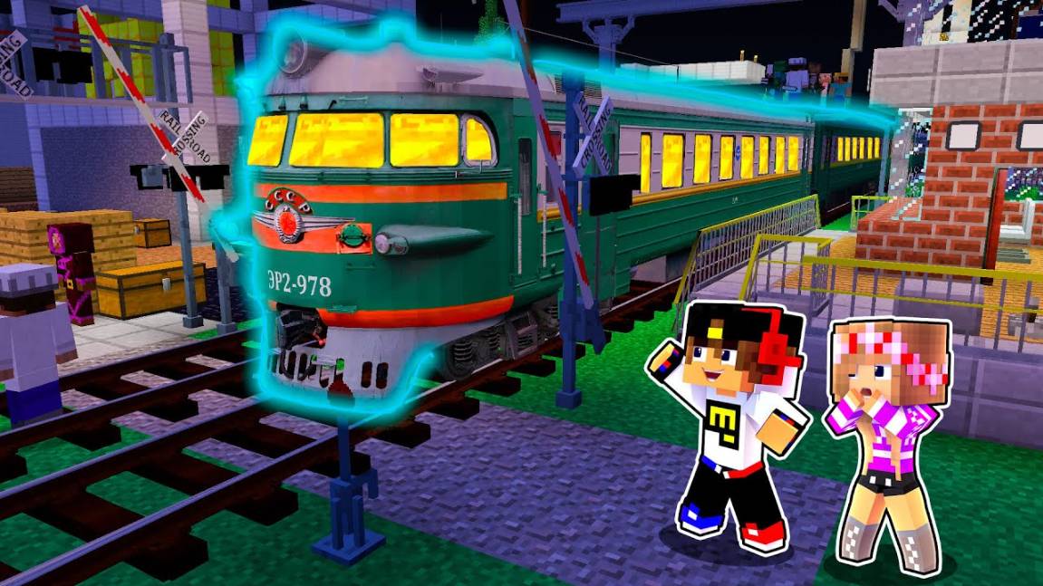 ПОЕЗД ПРИЗРАК Choo Choo Charles в МАЙНКРАФТ ДЕВУШКА ВИДЕО ТРОЛЛИНГ MINECRAFT Евгенбро