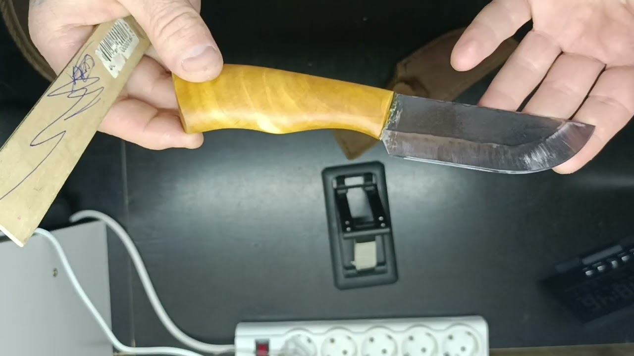 Обзор комплекта. Ножны и нож из мехпилы. смотреть онлайн