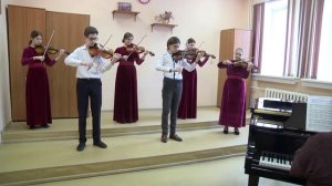 Ансамбль скрипачей «Пиццикато» Г.Свиридов "Старинный танец"