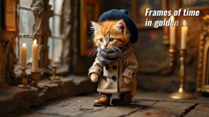 Tiny Cat’s Whimsical London Adventure _ A Stroll Through Time