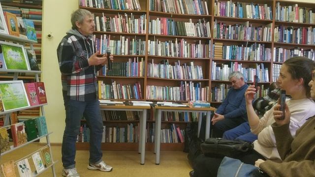 К юбилею В. М. Катанова - встреча в библиотеке им. Пришвина.