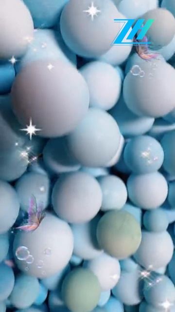250409-6 Natural raw turquoise round beads, finely polished, have a shiny and lustrous appearance.