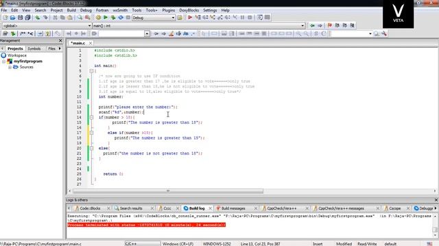 Tamil Tutorial C Programming Else if and Else Conditions