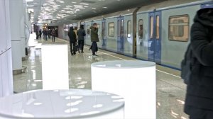 Таймлапс станция метро Солнцево, декабрь 2018 года
