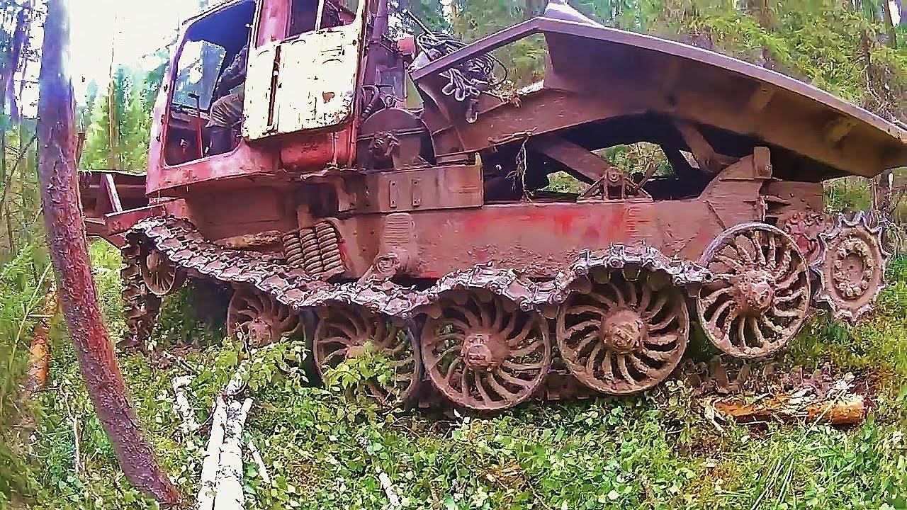 Привет от разувшегося трелёвочника ./Hello From A Broken Skidder!