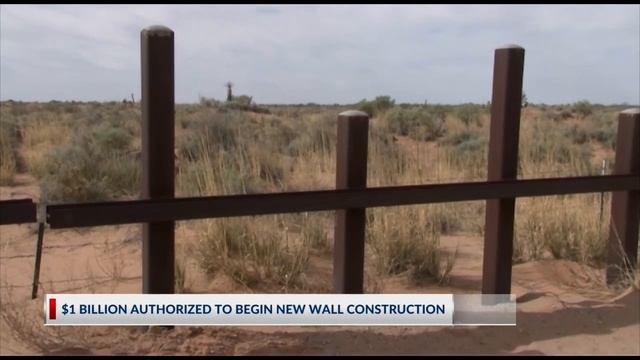 Pentagon Notifies Congress Of Wall Funding Being Authorized