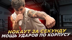 Нокаут за секунду: мощь ударов по корпусу