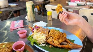 Рынок Банзаан. Пхукет апрель 2025. Пробуем акулу и лангуста