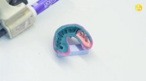 Изготовление десневой маска Siloff Gum 70