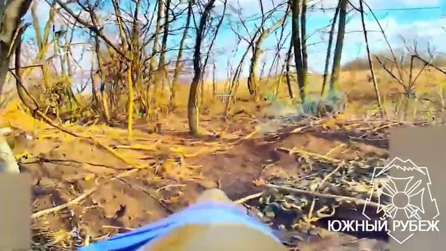 🆕🆕🆕👍Очередные кадры уничтожения блиндажа ВСУ операторами FPV-дронов 150 МСД группировки "Юг