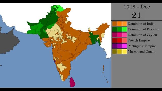 The Creation of India and Pakistan: Every Day