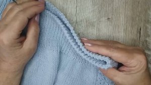 Эластичное КРУГОВОЕ ЗАКРЫТИЕ ПЕТЕЛЬ резинки с помощью накидов. ОСОБЕННОСТИ для шерстяной пряжи.