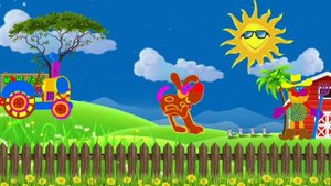 Old Macdonald had a farm - kids nursery rhythms - Английский для малышей с Bini Bambini