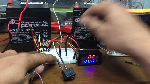 DC 100V 10A Red Blue LED Amp Dual Digital Voltmeter Ammeter Volt Meter Gauge