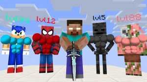 КРУТЫЕ ИСПЫТАНИЕ ХЕРОБРИНА 1-ГО УРОВНЯ СУПЕРГЕРОЯ - МАЙНКРАФТ МУЛЬТФИЛЬМ