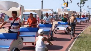 велорикши на набережной имеретинки Велорикше пробег