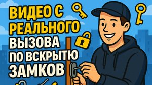 Потеряли ключи от квартиры — вскрытие без повреждений замка 🔑