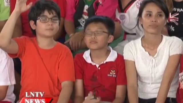 Lao NEWS on LNTV: VIS supports the observance of the International Day of Peace.24/9/2014