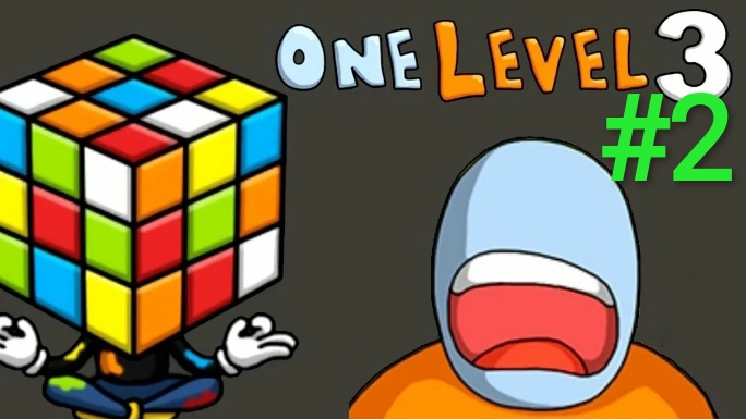 СРАЗИЛСЯ с БОССОМ КУБИКА РУБИКА в ONE LEVEL 3 #2 (5-19) смотреть онлайн