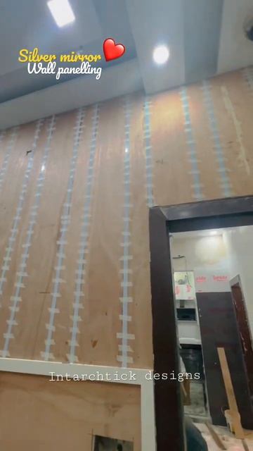 Metal profile wali wall panelling ❤️🤩| #interiordesign #viral #trending #shorts #intarchtickdesign смотреть онлайн