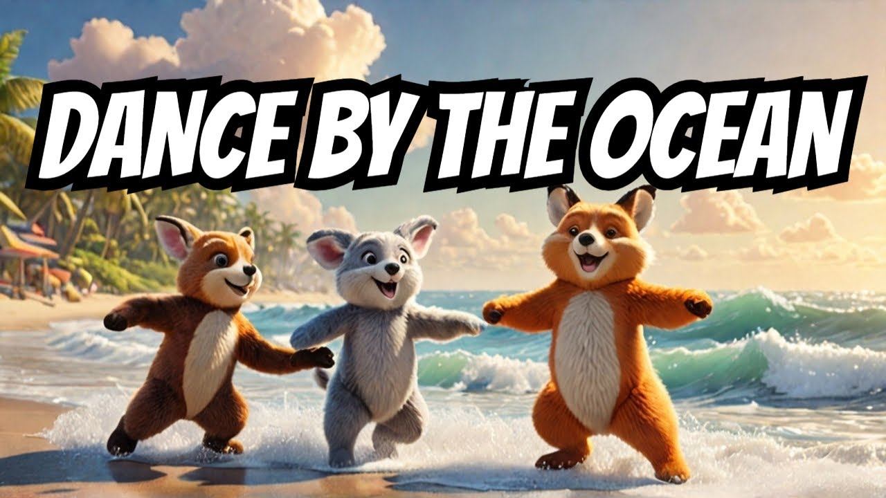 Summer Dance Party by the Ocean: Rabbit, Bear, and Fox Are Grooving!
