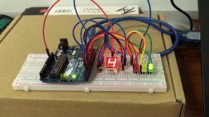[B4X] (B4R) Traffic Light with countdown 7 segment LED display