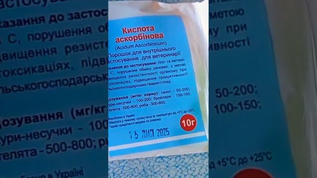 Чем лучше пропаивать цыплят и как...#ветаптечка #бройлер #бройлеры #новостиукраины