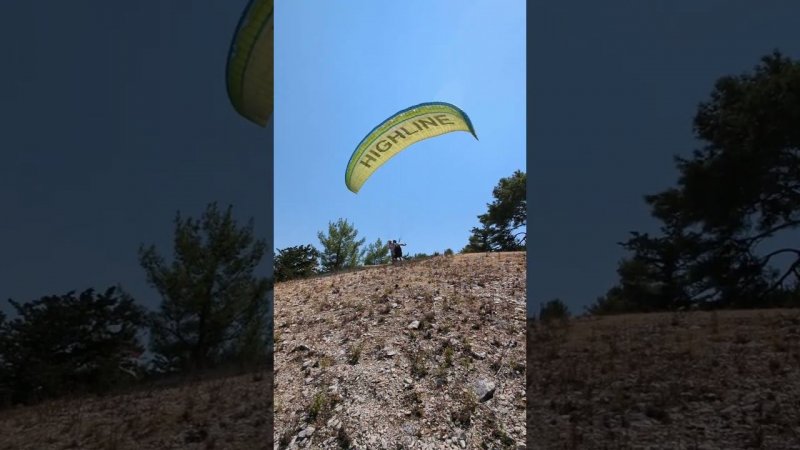 Параглайдиг в горах Кипра