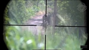 Реальная работа снайпера ССО Украины